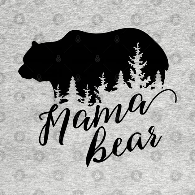Mama Bear Winter Typography by MysticMagpie